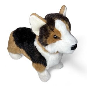 Douglas Realistic Kirby Tri-Color Corgi Dog Plush Stuffed Animal #2014